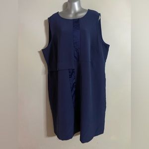 Lane Bryant NWT Navy Sleeveless Sheath Dress Size 24